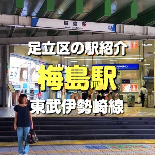 足立区の駅紹介⑪梅島駅