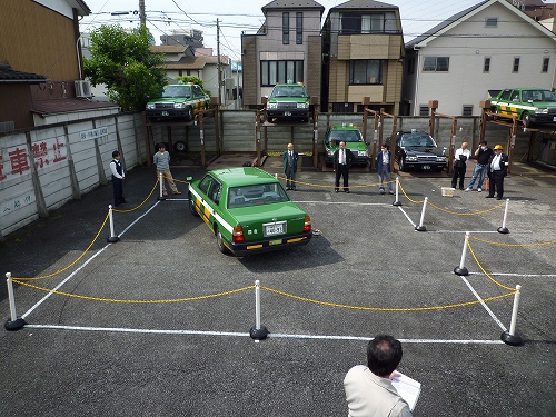 車両感覚訓練（通称タコツボ）実施です！