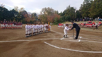 地元協賛の少年野球表彰式！