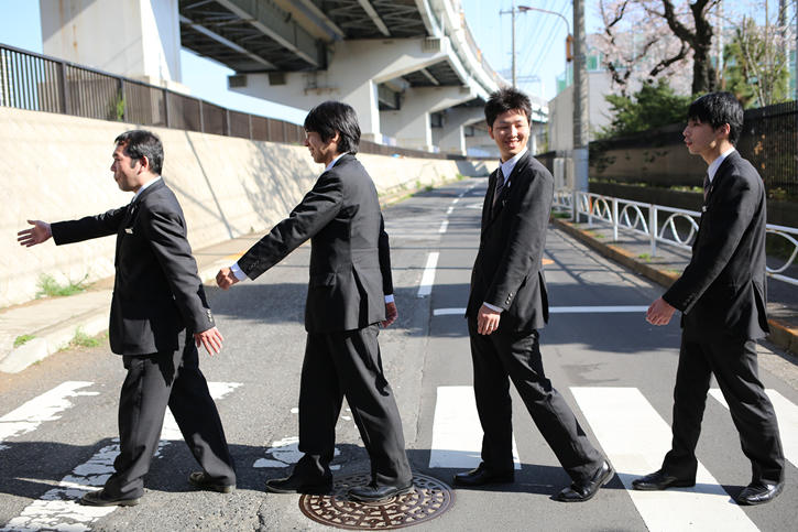 仲が良い4人…